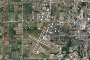 Julius Drive (red line) marks where the Yellowstone Trail passes through the heart of open land in the Greenville area that has been giving way to urban encroachment.